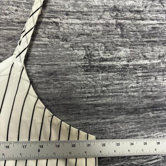 Torrid Striped Cami Tank Top Women Size 1(1x) Off White Adjustable Lined V Neck - Picture 4 of 5